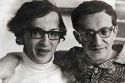 Дмитрий и Герман Плисецкие в день 40-летия поэта — «на том высоком этаже» в Химках. 17 мая 1971