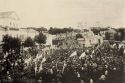 Торжок, тверская губерния. Митинг на центральной площади. 1917