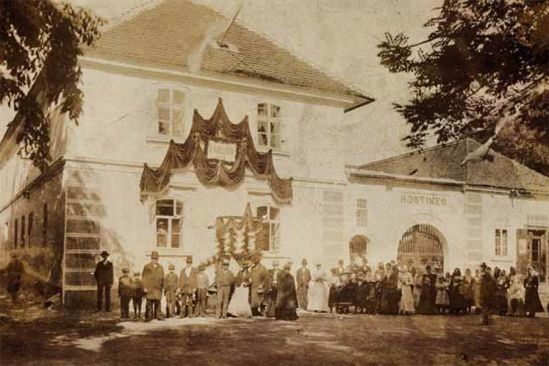 дом, в котором родился Антонин Дворжак. нелагозевес. 1901. Antonín Dvořák Museum Prague